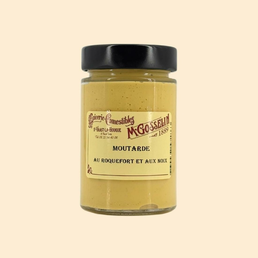 Moutarde au roquefort et aux noix