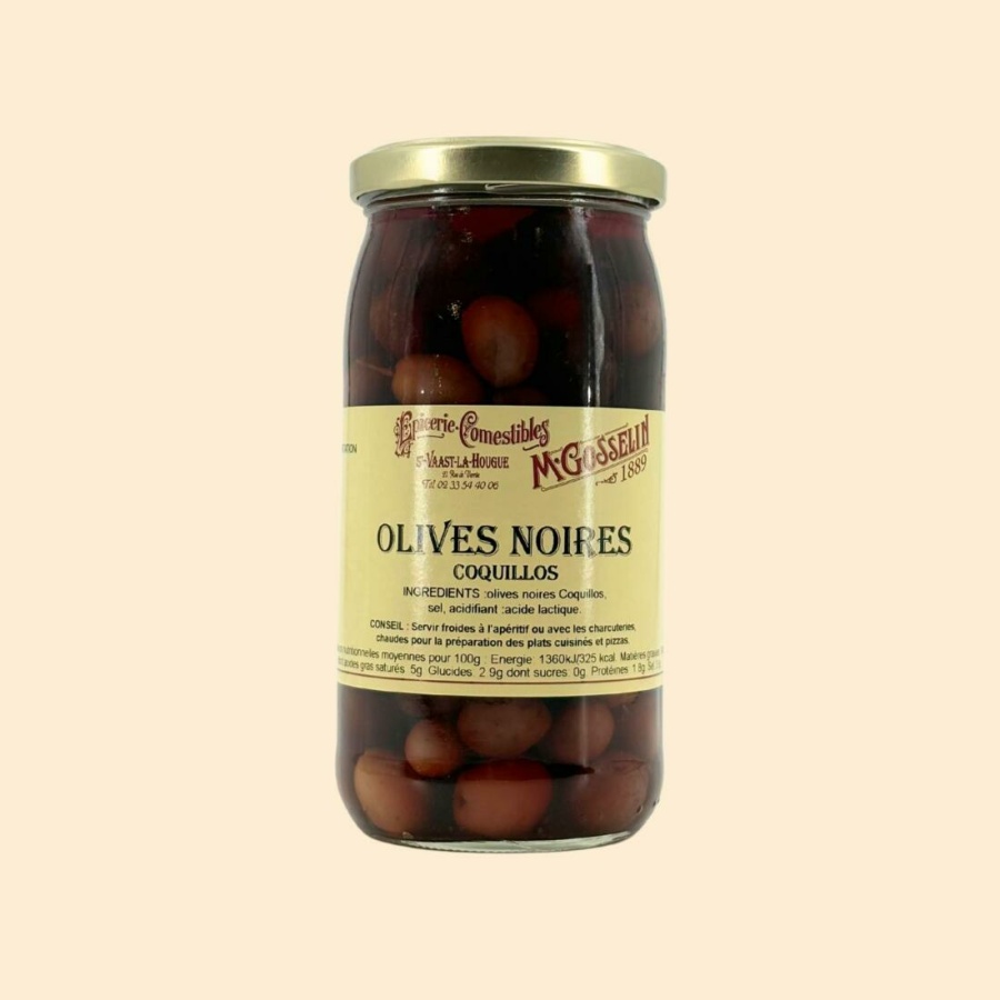 Olives noires coquillos