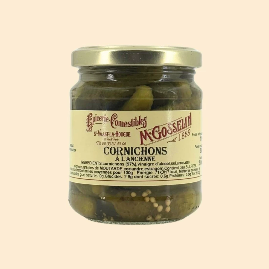 Cornichons à l'ancienne