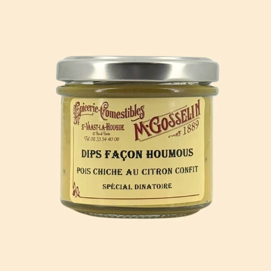 Dips façon Houmous (pois chiche au citron confit)