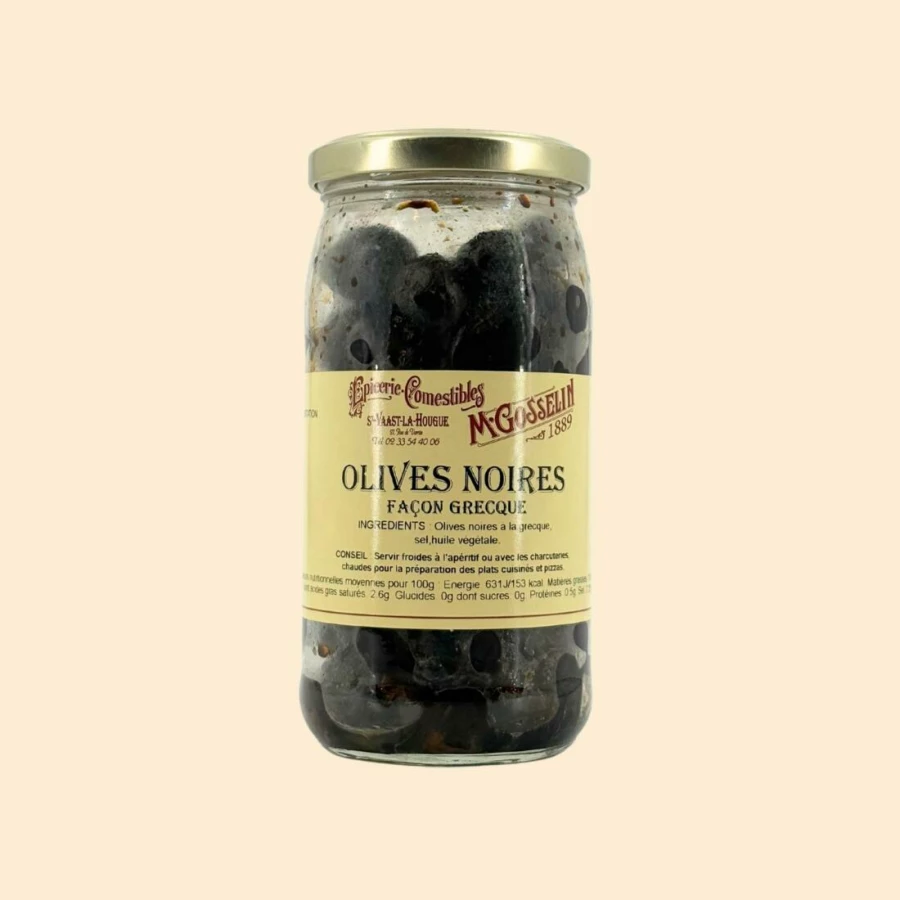 Olives noires façon grecque