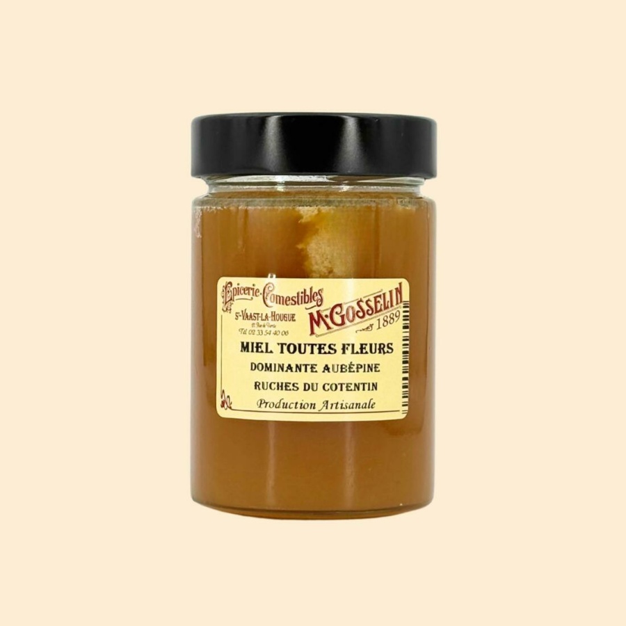 Miel toutes fleurs (dominante aubépine)