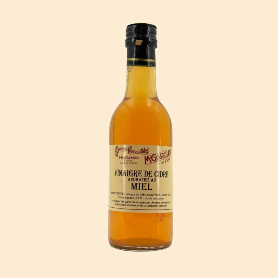 Vinaigre de cidre aromatisé au miel