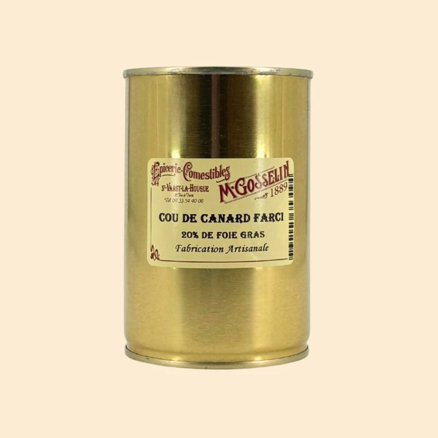 Cou de canard farci (20% de foie gras de canard)