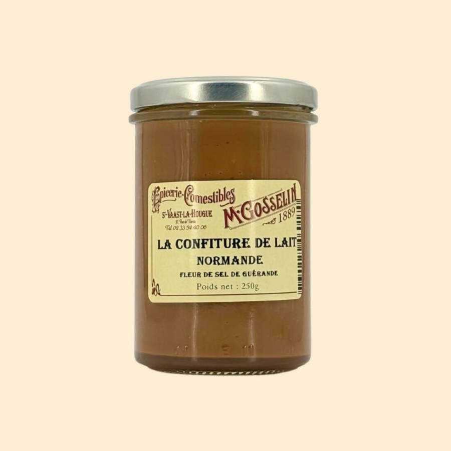 La confiture de lait normande à la fleur de sel de Guérande