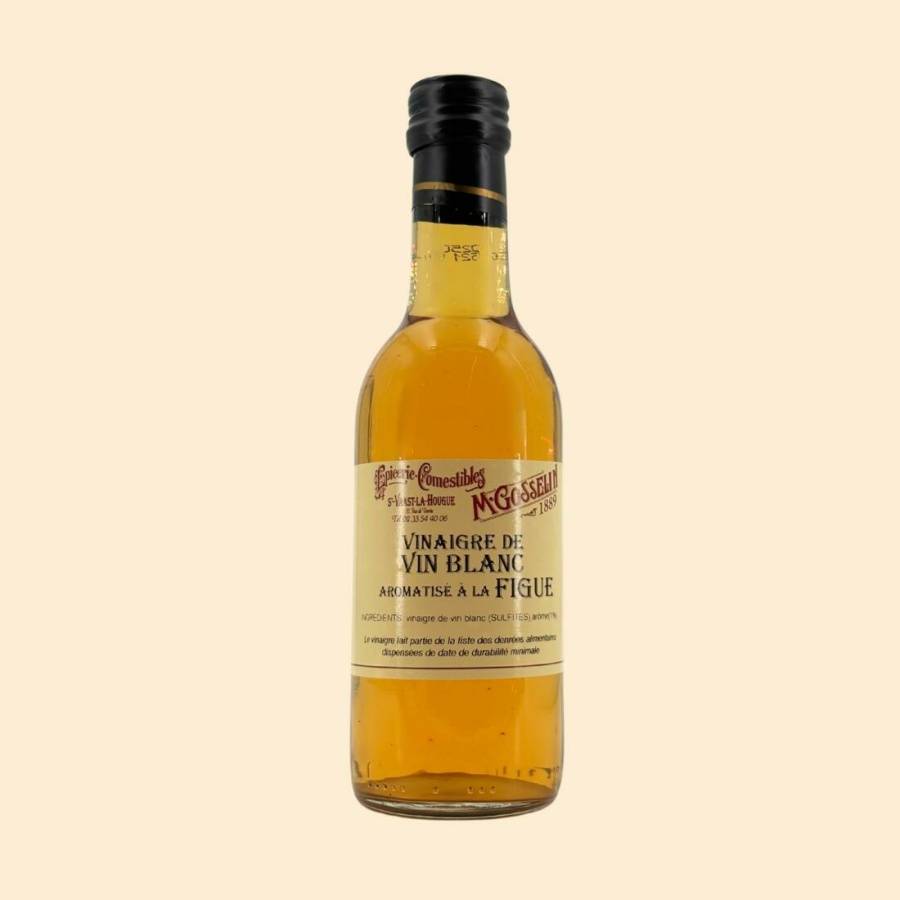 Vinaigre de vin blanc aromatisé à la figue