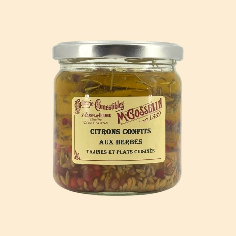 Citrons confits aux herbes
