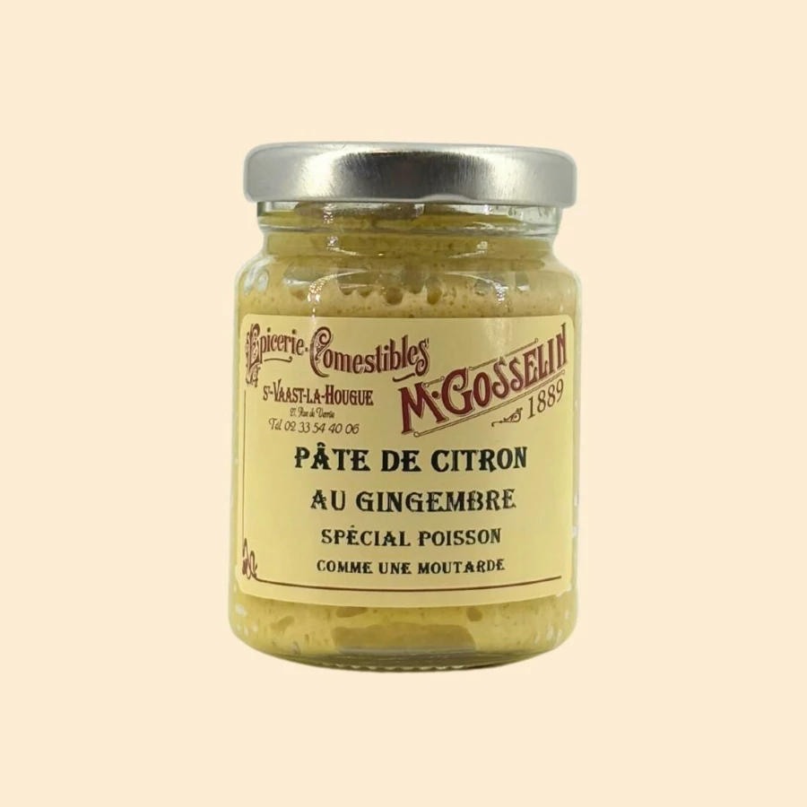 Pâte de citron au gingembre