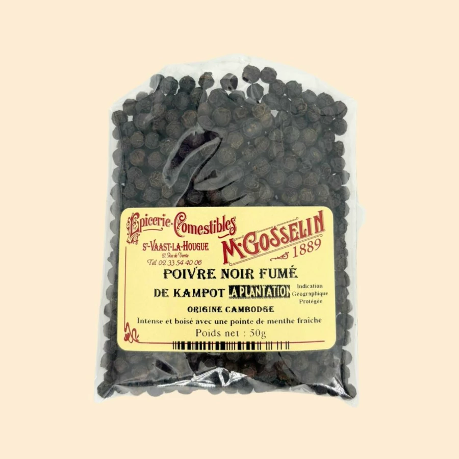 Poivre noir fumé de Kampot