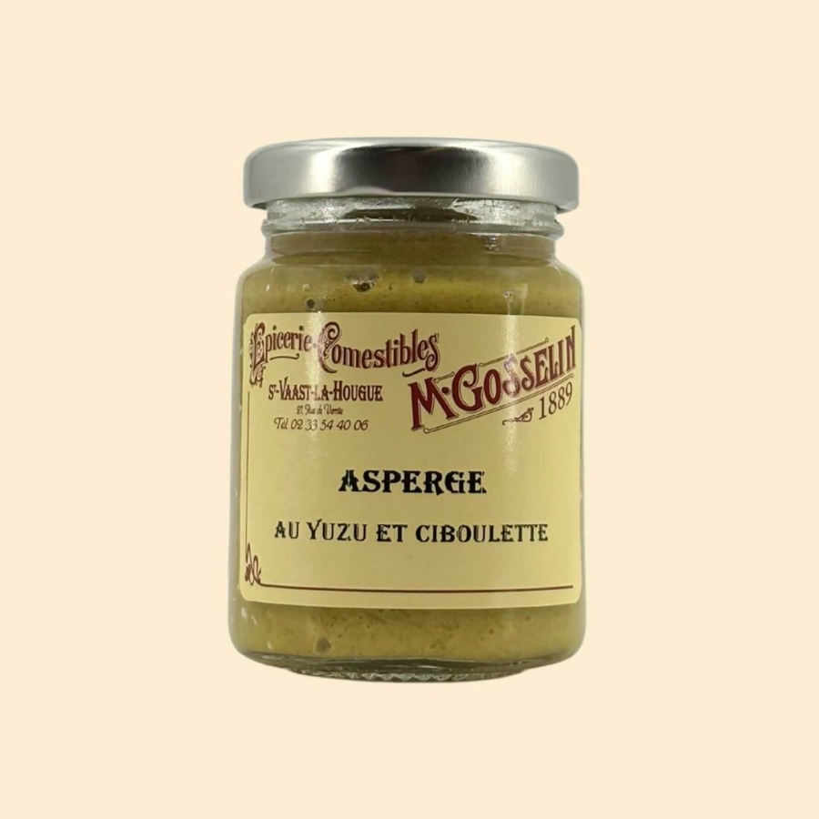 Asperge au yuzu et ciboulette