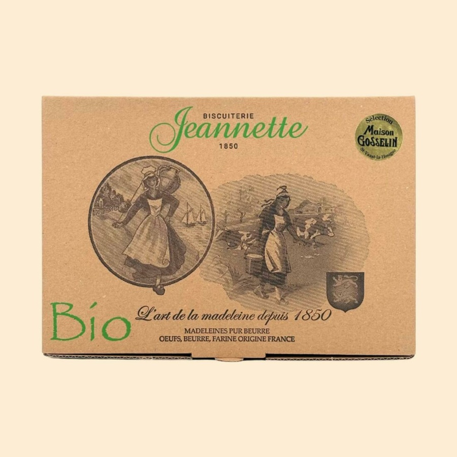 Boîte de 10 madeleines nature Bio