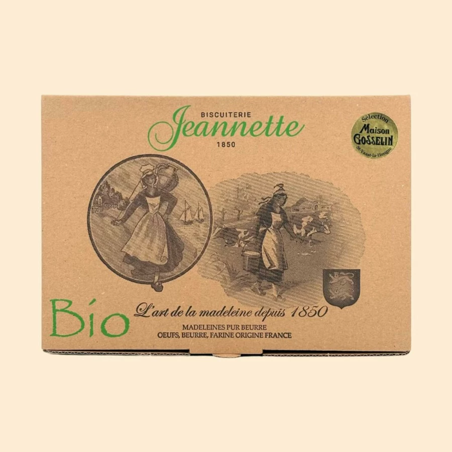 Boîte de 10 madeleines nature Bio