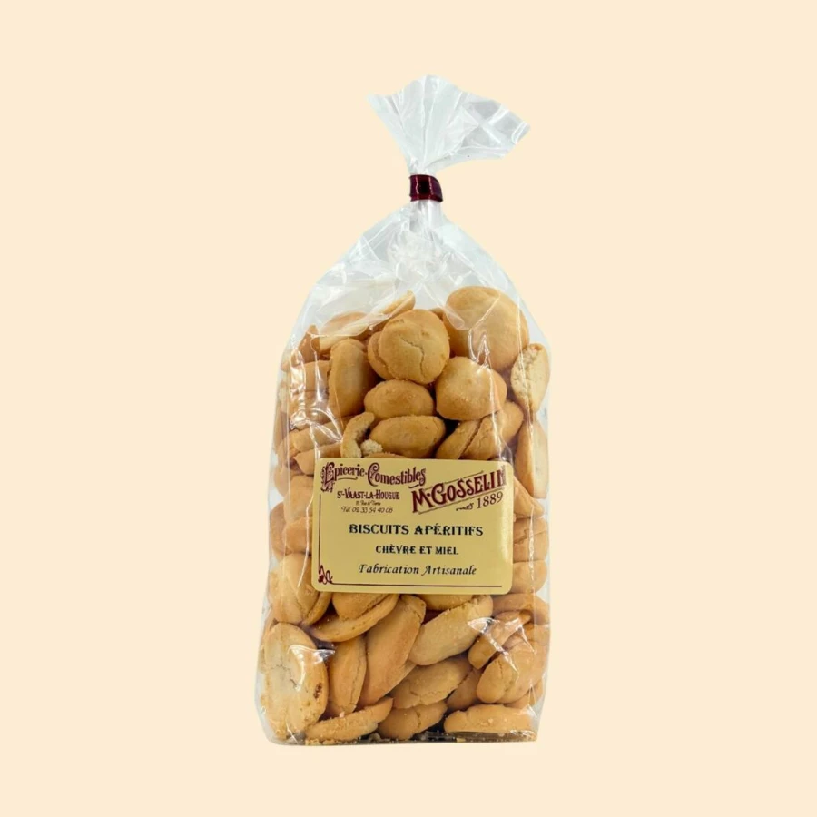 Biscuits apéritifs chèvre et miel