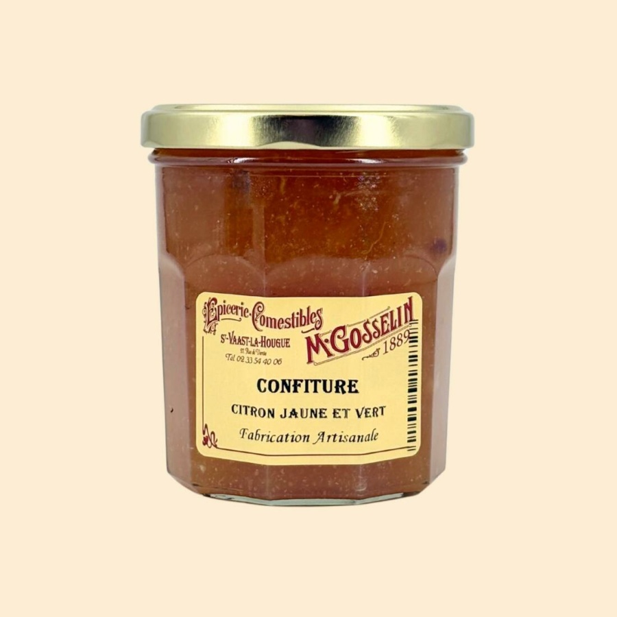 Confiture de citron jaune et vert