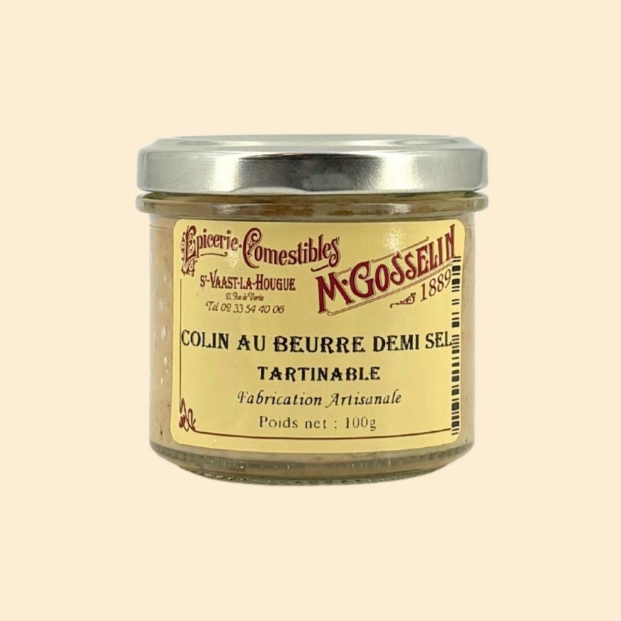 Colin au beurre demi-sel (rillettes)