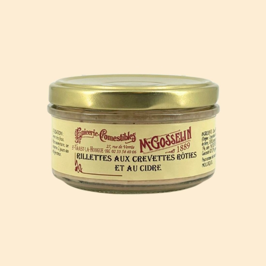 Rillettes de crevettes rôties au cidre