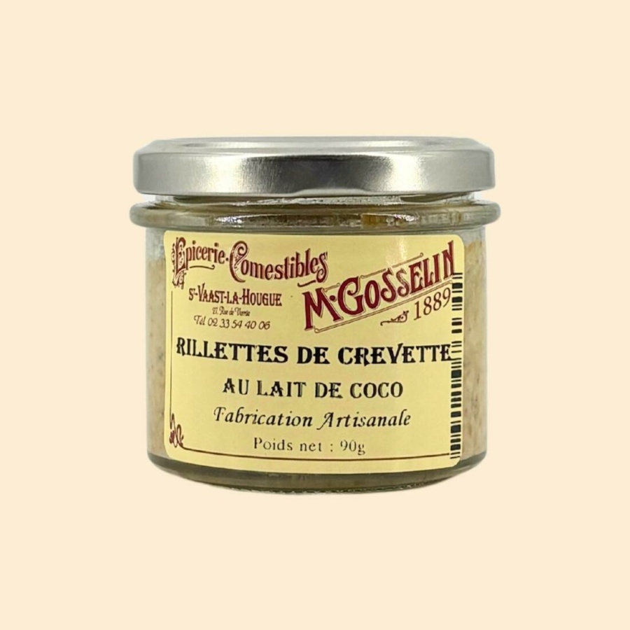 Rillettes de crevettes au lait de coco