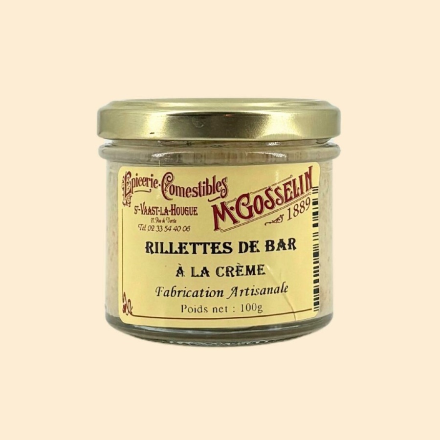 Rillettes de bar à la crème