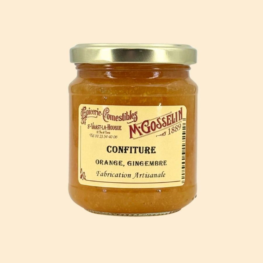 Confiture orange, gingembre