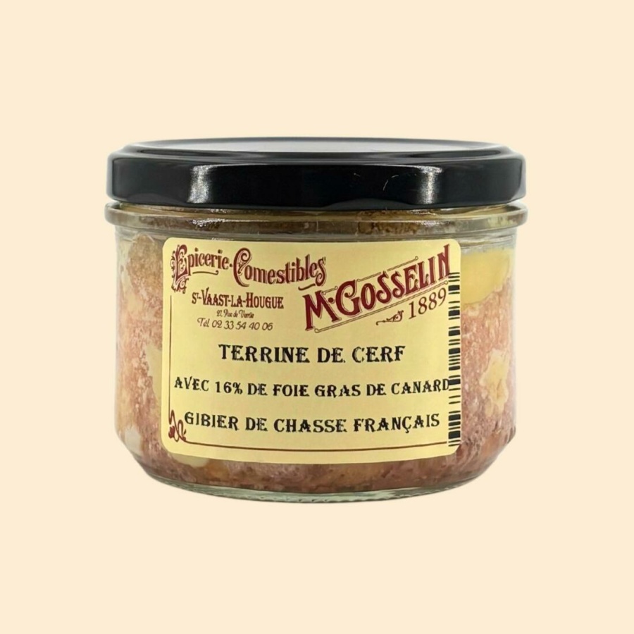 Terrine de cerf au foie gras de canard