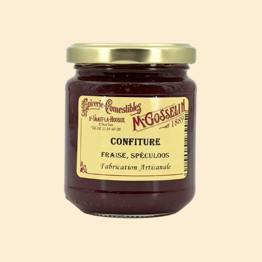 Confiture fraise, speculoos