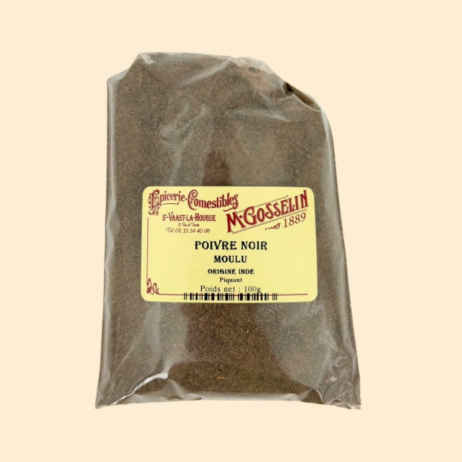 Poivre noir moulu