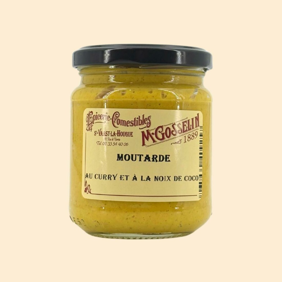 Moutarde au curry et à la noix de coco