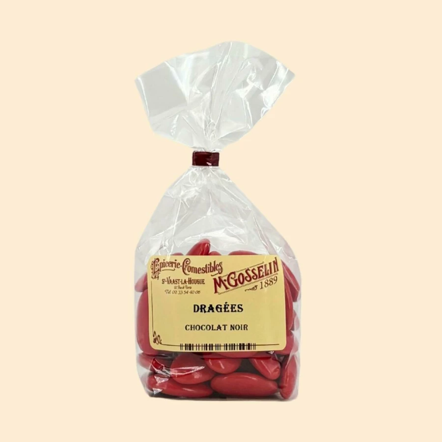 Dragées chocolat noir
