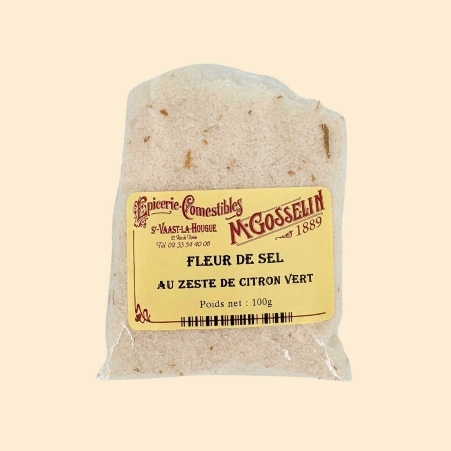 Fleur de sel au zeste de citron vert