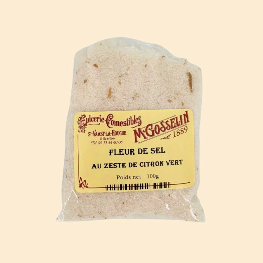 Fleur de sel au zeste de citron vert