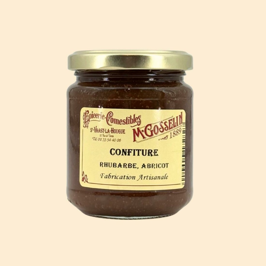 Confiture rhubarbe, abricot