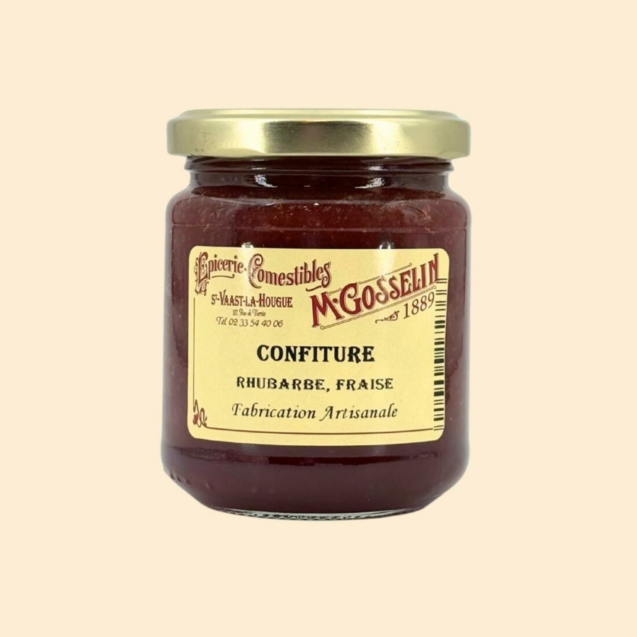 Confiture rhubarbe, fraise