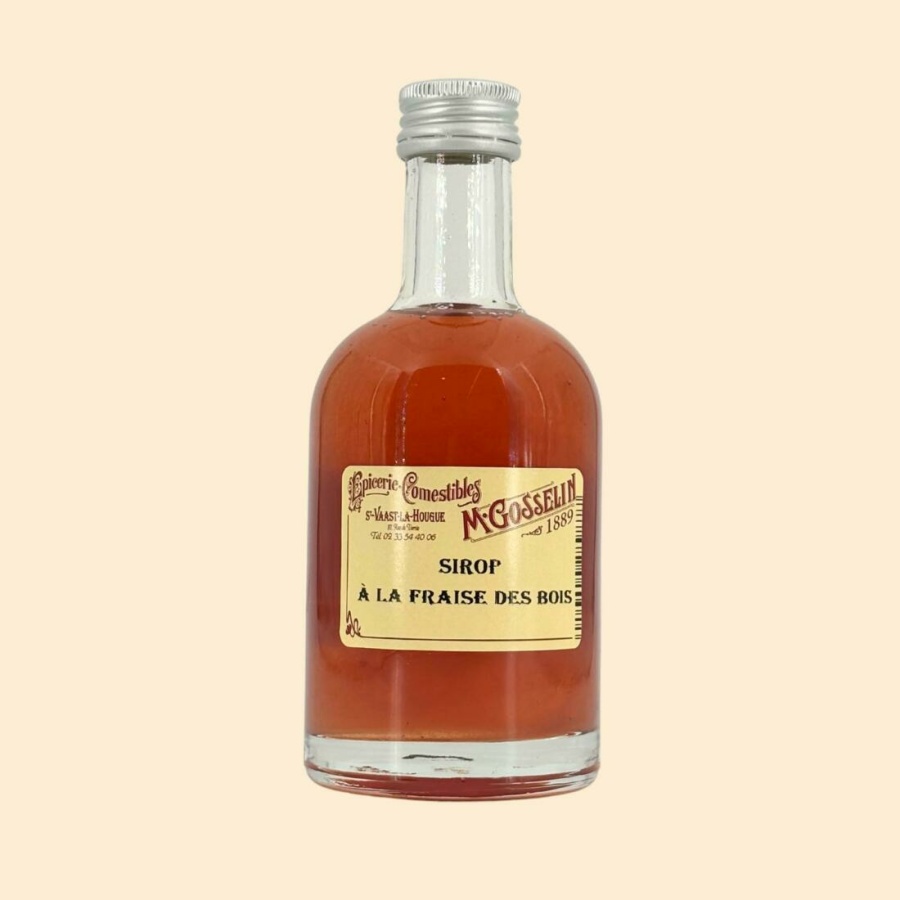 Sirop à la fraise des bois