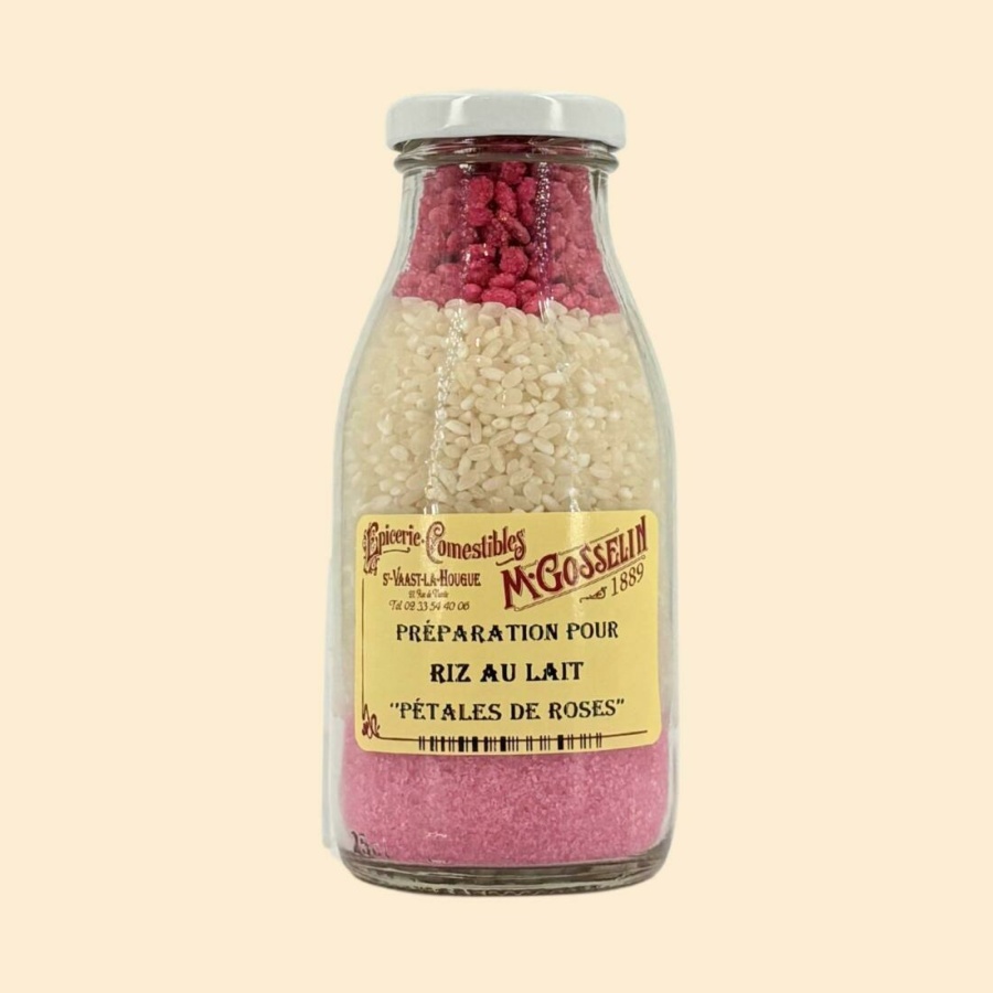 Préparation pour riz au lait "pétales de roses"