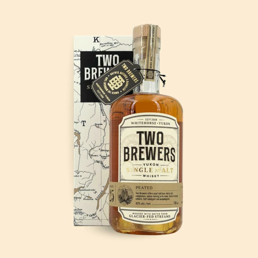 TWO BREWERS SINGLE MALT PEATED #25 43°