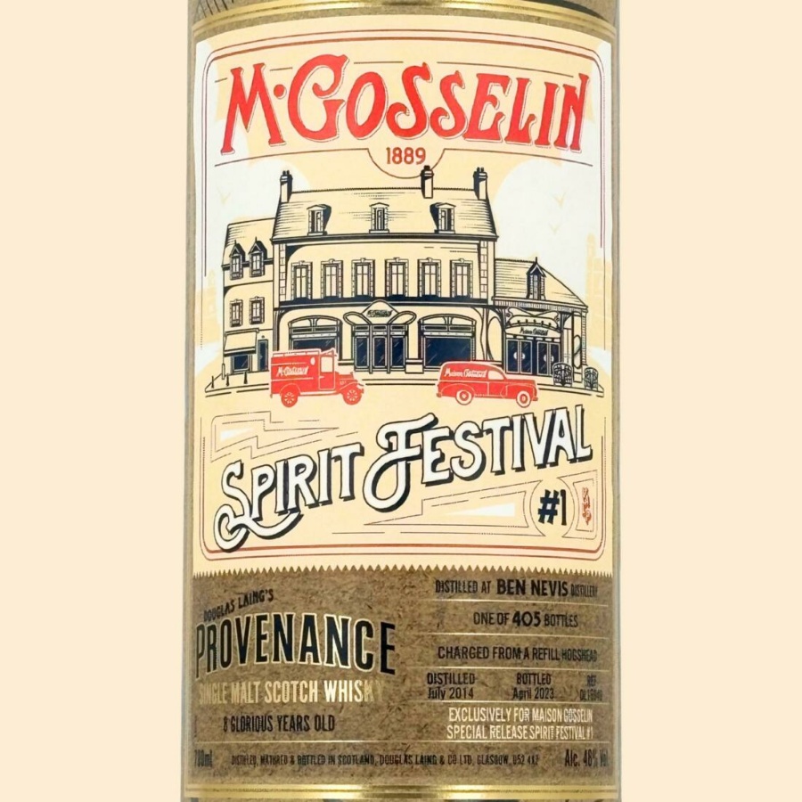 BEN NEVIS 8 ANS SINGLE CASK MAISON GOSSELIN – Image 2