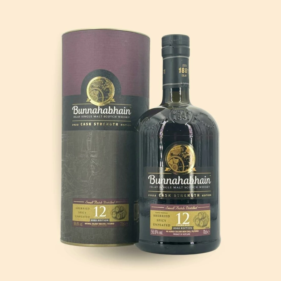 BUNNAHABHAIN 12 ANS CASK STRENGHT 56,6°