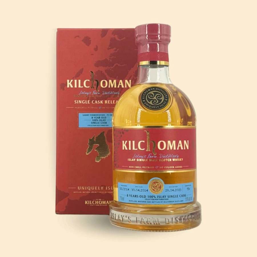 KILCHOMAN 8 ANS 100% ISLAY SINGLE CASK 55°
