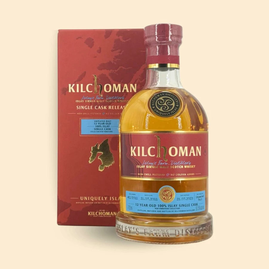 KILCHOMAN 12 ANS 100% ISLAY STILL 53,5°