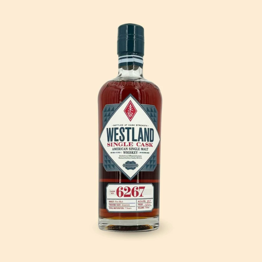 WESTLAND AMERICAN SINGLE CASK 6267 54,7°