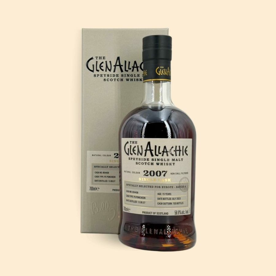 GLENALLACHIE 2007 15 ANS PX PUNCHEON 58,8°