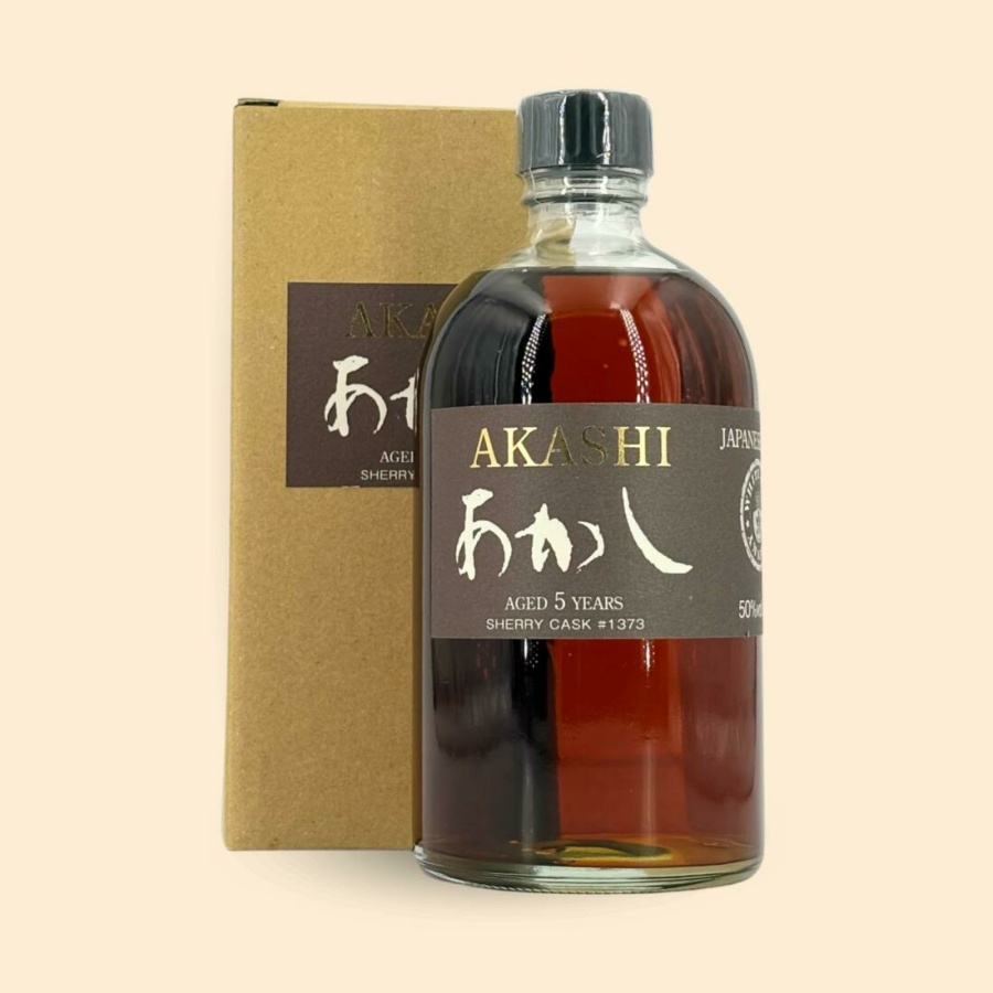 AKASHI JAPANESE SINGLE MALT 5 ANS SHERRY CASK 50°