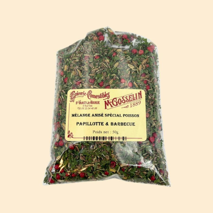 Mélange anisé spécial poisson - papillote et barbecue