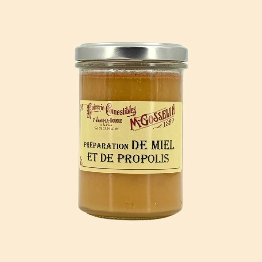 Préparation de miel et de propolis