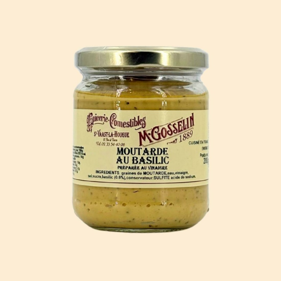Moutarde au basilic