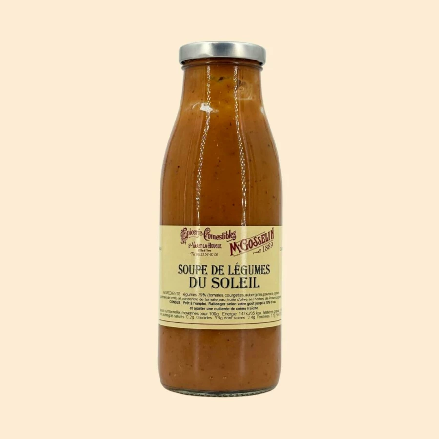 Soupe de légumes du soleil