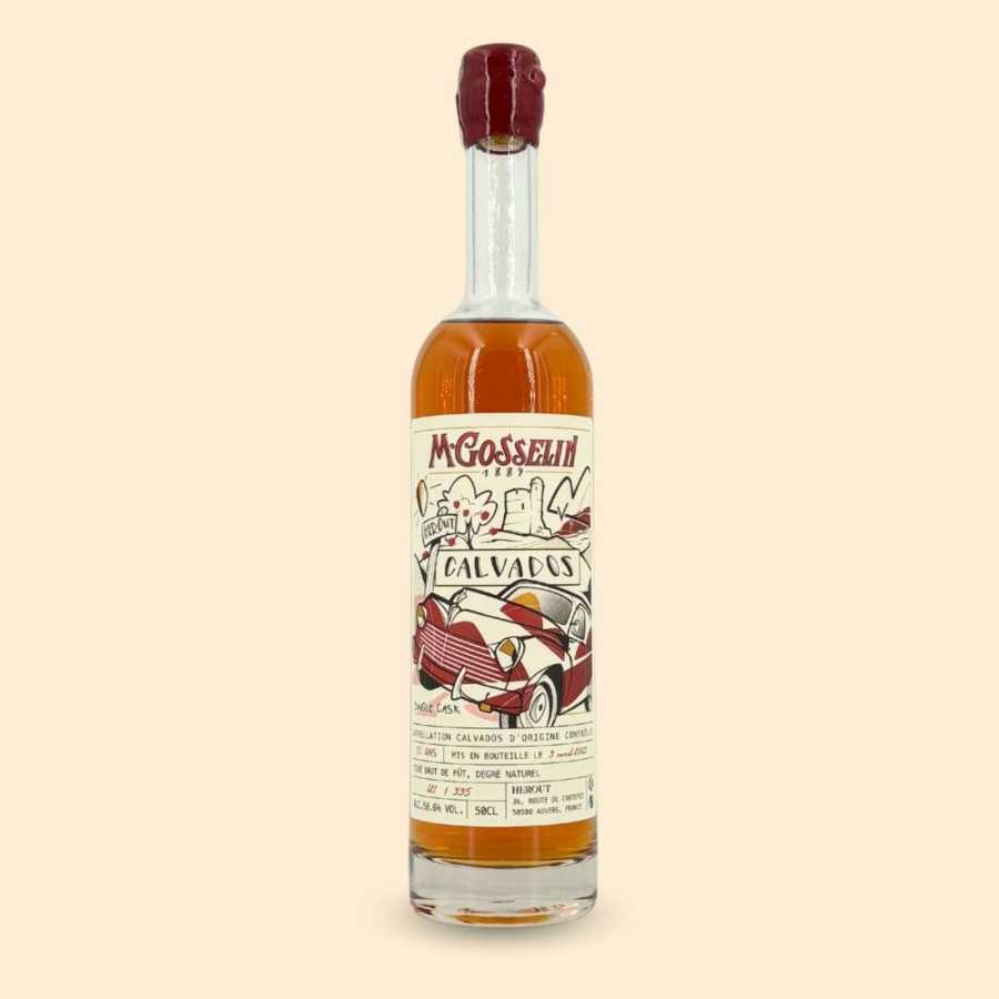 Calvados single cask Maison Gosselin - Lot 203 brut de fût 58,6°
