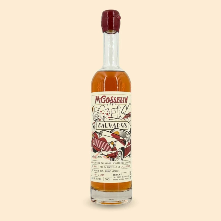 Calvados single cask Maison Gosselin - Lot 203 brut de fût 58,6°
