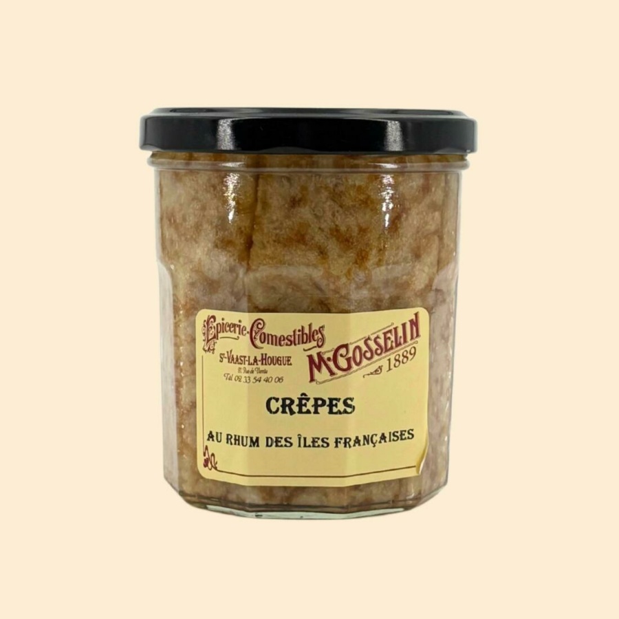 Crêpes au rhum des îles françaises (5 crêpes)