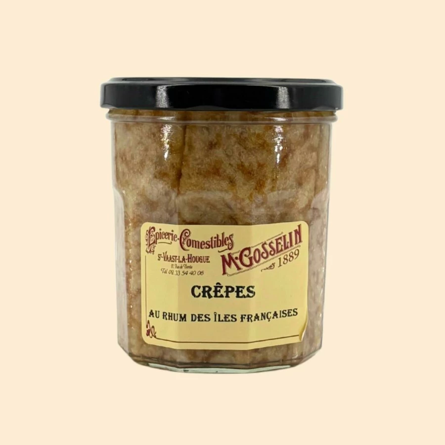 Crêpes au rhum des îles françaises (5 crêpes)